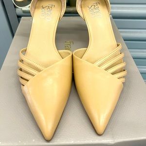 Brand new in Box Franco Sarto “Talana” nude leather heels